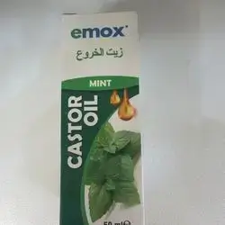 Emox caster oil mint زیت خروع