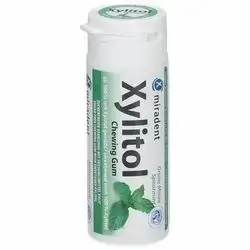 miradent xylitol chewing gum green tea flavor (30 gums )