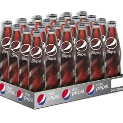 Pepsi Diet Glass 24 x 250ml