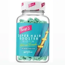 super hair booster biotin + no more hair loss 60 gummies _ fines
