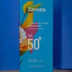 zaroza sunscreen spf50+for dry very dry skin 50ml