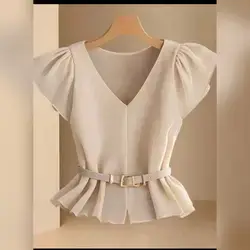 SHEIN Clasi Plus-Size Shirt without Belt - XL