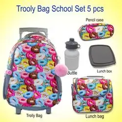 Trolley Bag School Set 5pcs