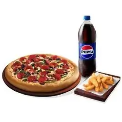 Medium Pizza Meal For 2 Person