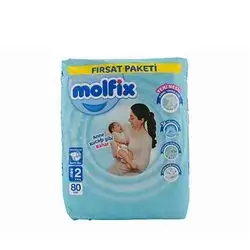 Molfix Baby Diapers No.2 80 Pieces