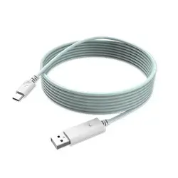 GameSir USB-C Cable 3M for G7 SE, G7 & T4 Kaleid Controllers – White & Cyan