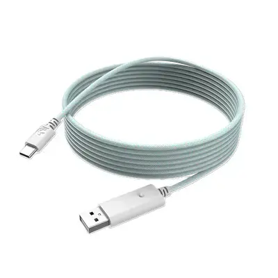 GameSir USB-C Cable 3M for G7 SE, G7 & T4 Kaleid Controllers – White & Cyan