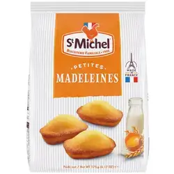 St Michel Mini Madeleines Petite French Cake 175g./سانت ميشيل الصغيرة المصنوعة من المادلين الفرنسية 175 جرام