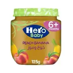 Hero Baby Peach Banana 125g