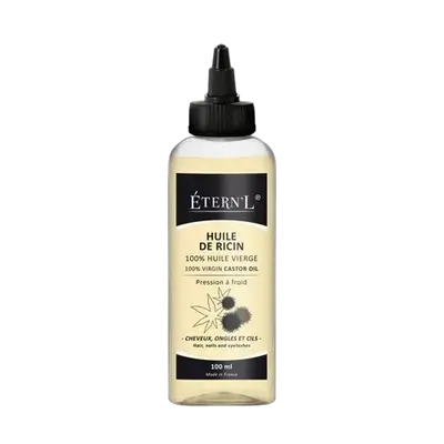 100% Virgin Castor Oil for Hair , Nails and Eyelashes 100ml _ ETERN'L