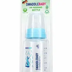 Swaddle baby pp habdled feeding bottle 0-6m slow flow 125ml