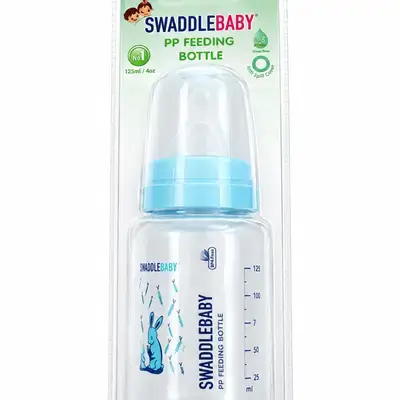 Swaddle baby pp habdled feeding bottle 0-6m slow flow 125ml
