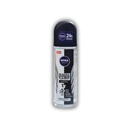 Nivea Black & White Spray Air Freshener, 75ml Glass Bottle