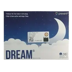 DREAM (Melatonin 5mg) 30 Tablets _ Prevent 