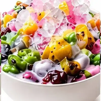 Pink Mixed Ice Dessert