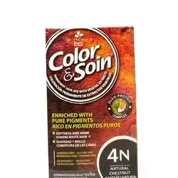 Color&soin permanent hair dye color 4N(Natural chestnut )