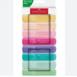 Faber Castell Highlighter pastel colors 8 pcs