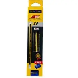 Set Pencil Domz HB With Sharpener-12pcs