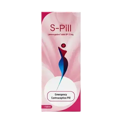 S-Pill (Levonorgestrel 1.5mg) Emergency Contractive Pill 1 Tablet _ Kwality Pharmaceuticals