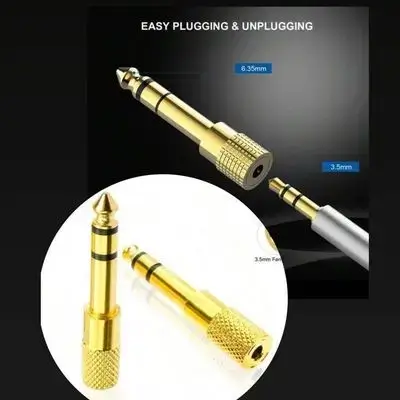 1 piece /6.5mm Male To 3.5mm Female Audio Adapter Converter