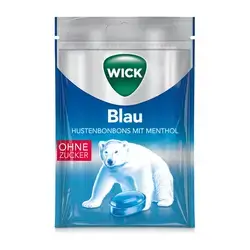 Wick Blau Mit Menthol Lozenges