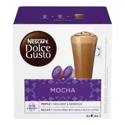 Nescafé Dolce Gusto Mocha – 8 Milk Capsules + 8 Espresso Capsules