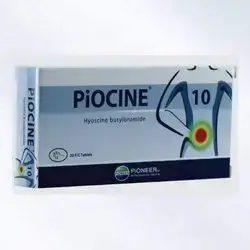 Piocine tab. ( hyosine butylbromide ) ( 1 sheet )