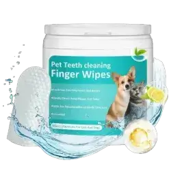 Pet Teeth Cleaning Finger Wipes