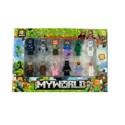 My World Minecraft Action Figure Set (12 Characters)