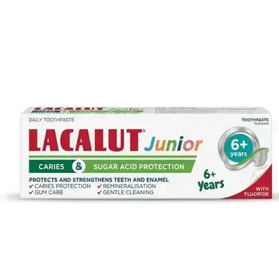 Lacalut junior caries & sugar acid protection 6+ years toothpaste 55ml