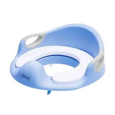 Child Toilet Training Soft Potty Seat with Handle - Blue