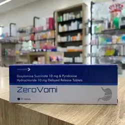 doxylamine succinate and pyridoxine hydrochloride 10 mg delayed release - Zerovomi