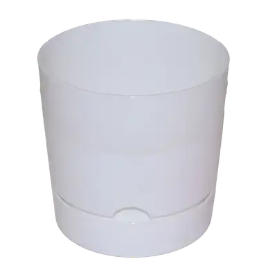 Begonya Flower Pot 15 White