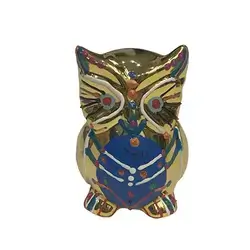 Golden Owl, Hand-Painted