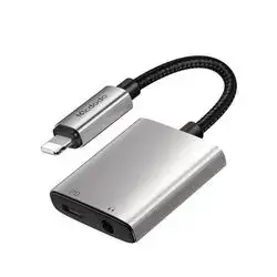 Mcdodo CA-5540 2in1 Lightning to DC3.5 & IP Audio Adapter / CA-5560 2in1 Lightning to Lightning andAudio Adapter