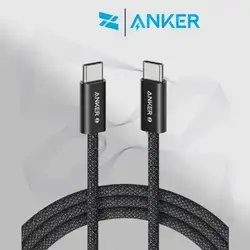 Anker Zolo USB C to USB C 240W Braided Fast Charging Cable - Black