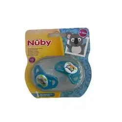Nuby 6-36 m pacifier 2 pieces Blue