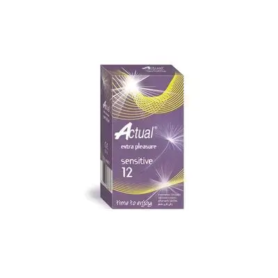 Actual extra sensation sensitive 12 condoms