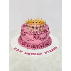 Crown Glitter Cake