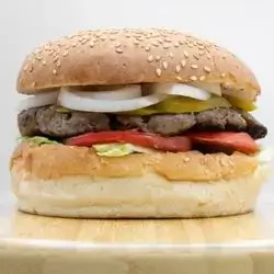 Meat Burger With Cheese