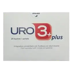 URO 3+ Plus 20 Sachets 84.6g  _ Erbozata 