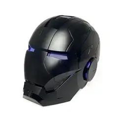 MK5 Iron Man Wearable Helmet (Matte Black Edition) – Voice & Touch Control