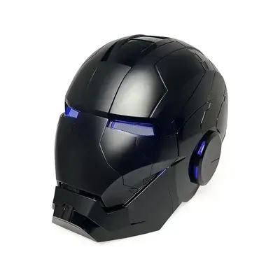 MK5 Iron Man Wearable Helmet (Matte Black Edition) – Voice & Touch Control