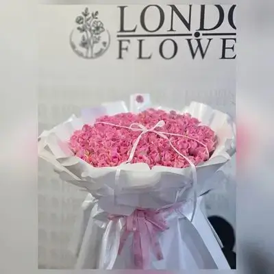 Large Natural Flower Bouquet – 130 Flowers