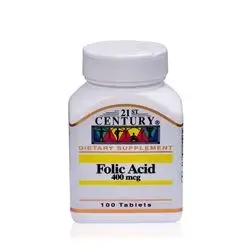 21ST CENTURY FOLIC ACID 400MCG 100 TABLETS