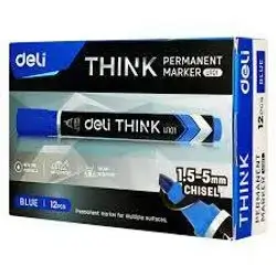 Set Deli Permanent Marker / Blue 