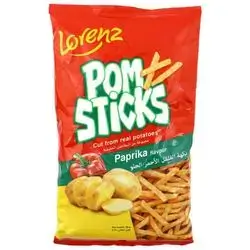 Lorenz Pom Sticks Paprika Flavour 85g Made of real potatoes + sunflower oil, Gluten-free