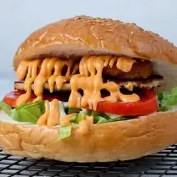 Triple Chicken Burger