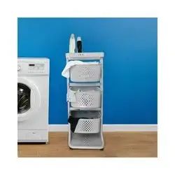Layer Basket Organizer - Light Grey