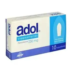 Adol 250Mg Paracetamol Suppositories Julphar